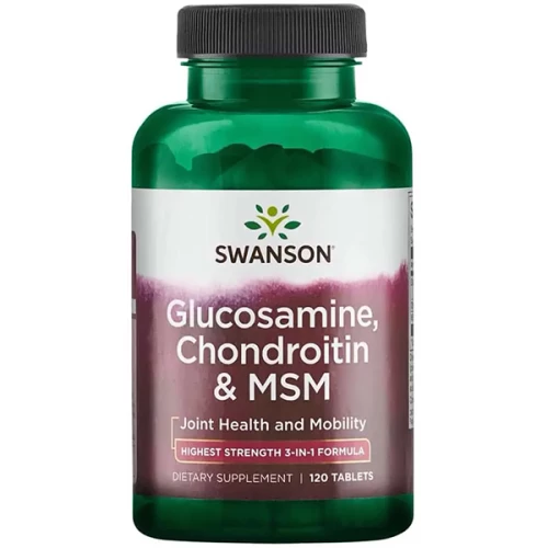 Swanson - Glucosamine Chondroitin & MSM - 120 tabletek Swanson - Glucosamine Chondroitin & MSM - 120 tabletek